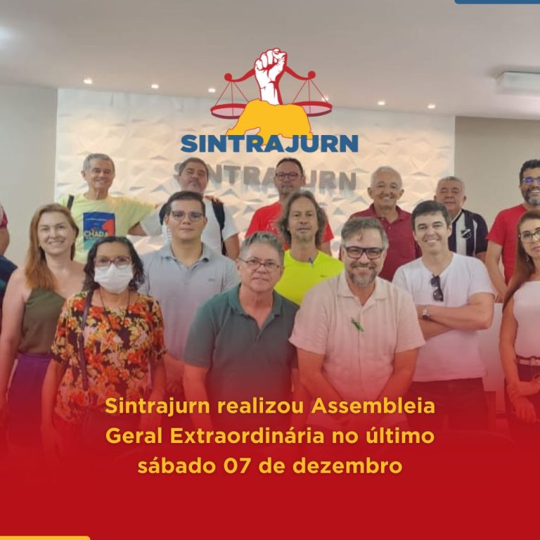 Sintrajurn realiza assembleia