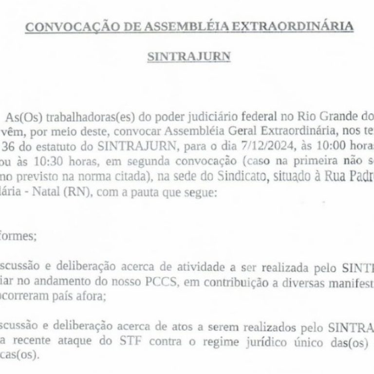 convocação